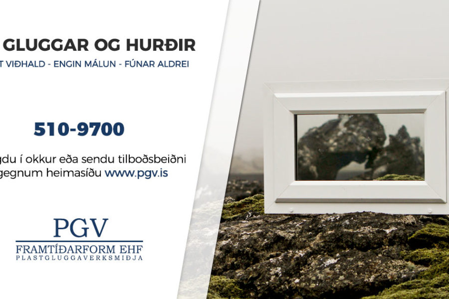 PVC GLUGGAR OG HURÐIR